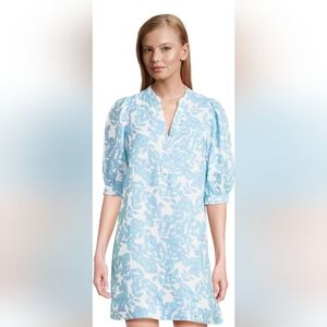 Lilly Pulitzer Lagoon Linen Dress Size 0